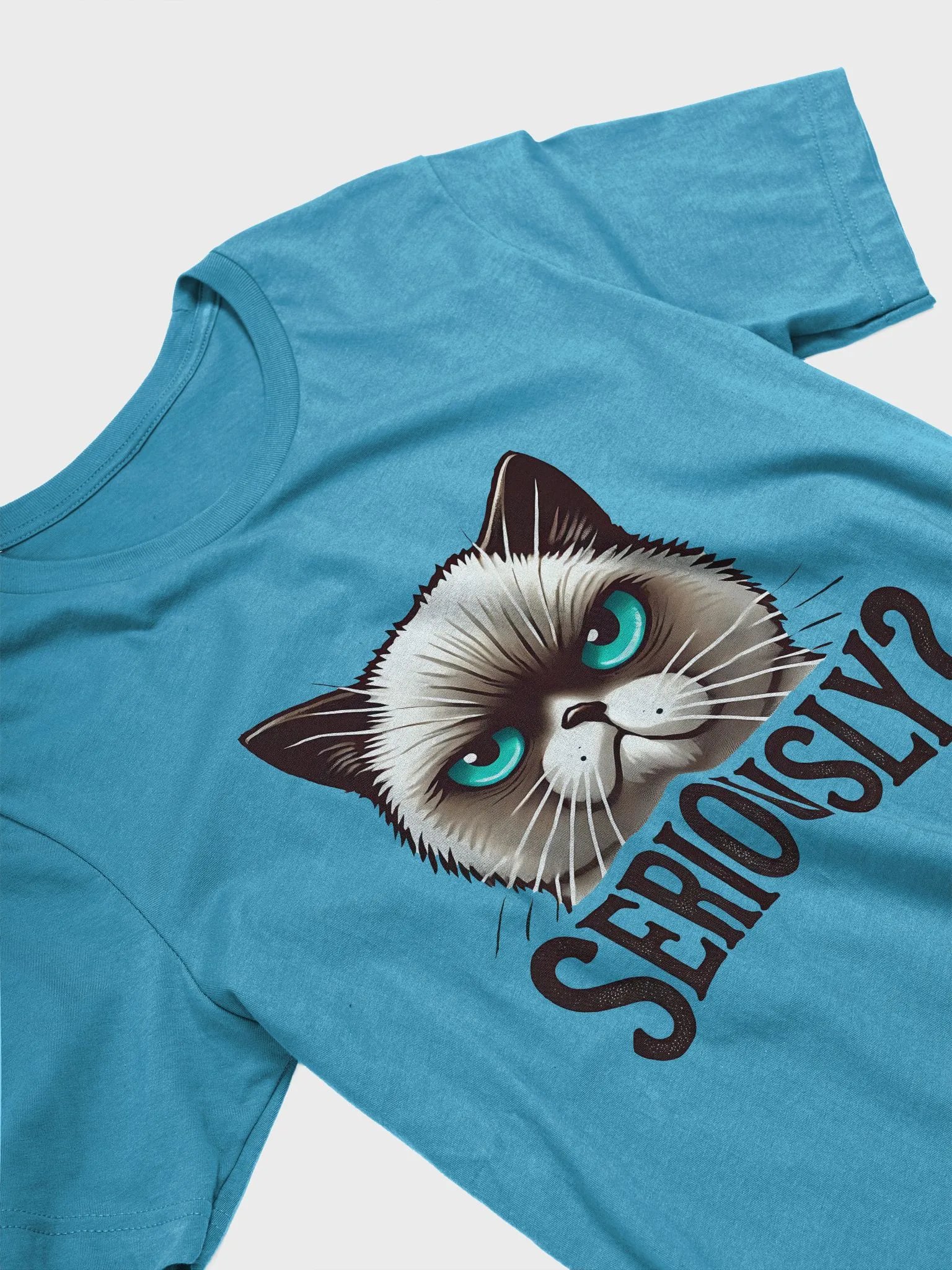 Seriously? - Grumpy Cat Attitude T-Shirt product image (3)