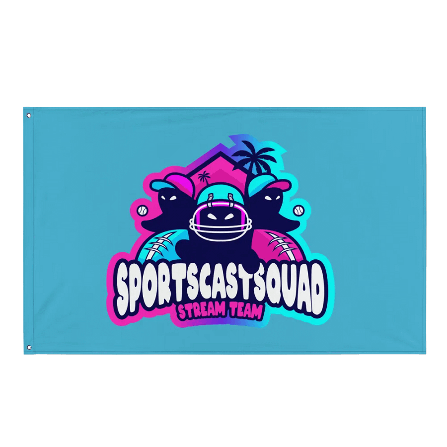 STREAM TEAM FLAG (BLUE) product image (1)