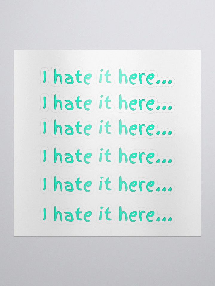 I hate it here stickers product image (1)