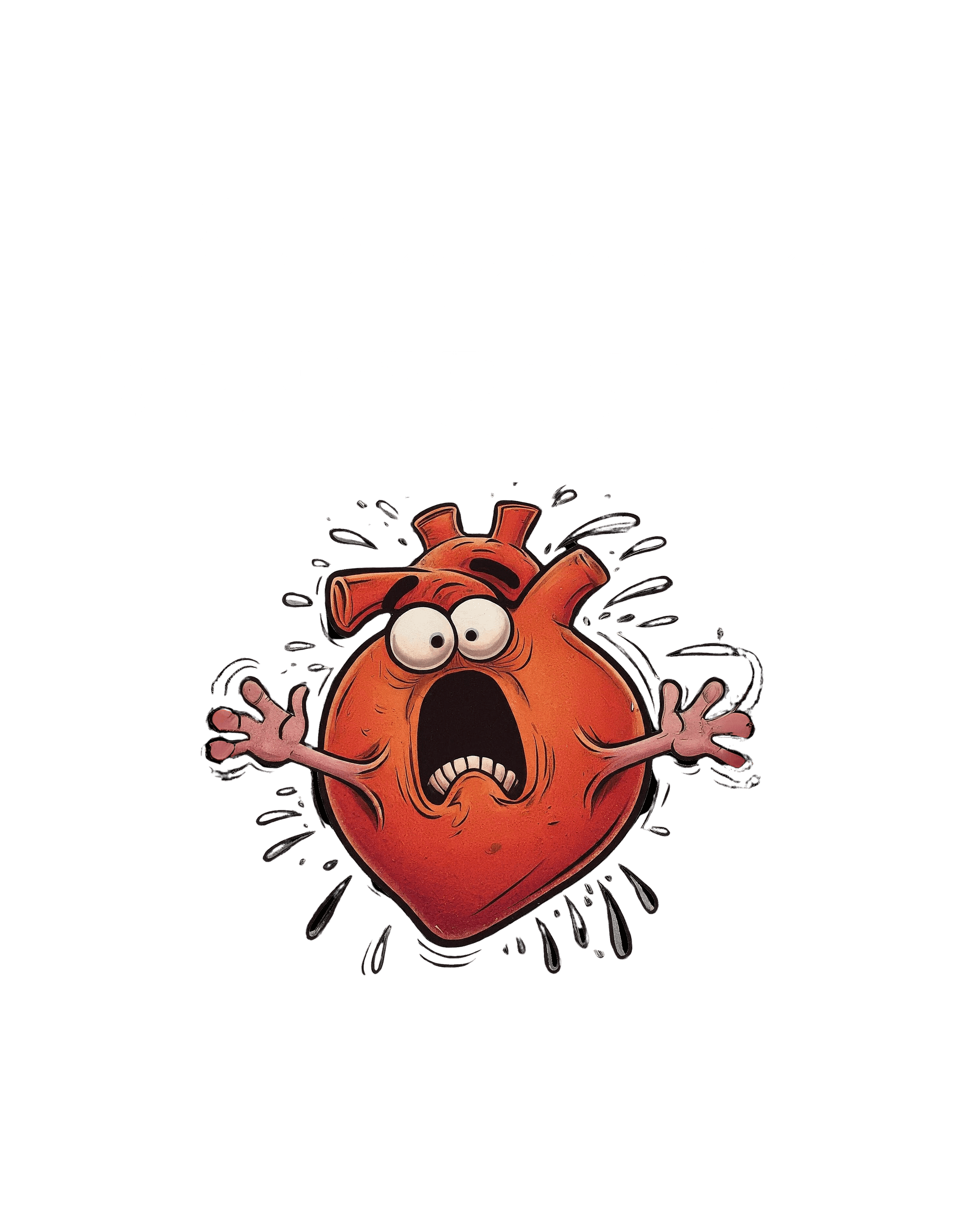 Startled Heart Women's V-Neck Tee product image (2)