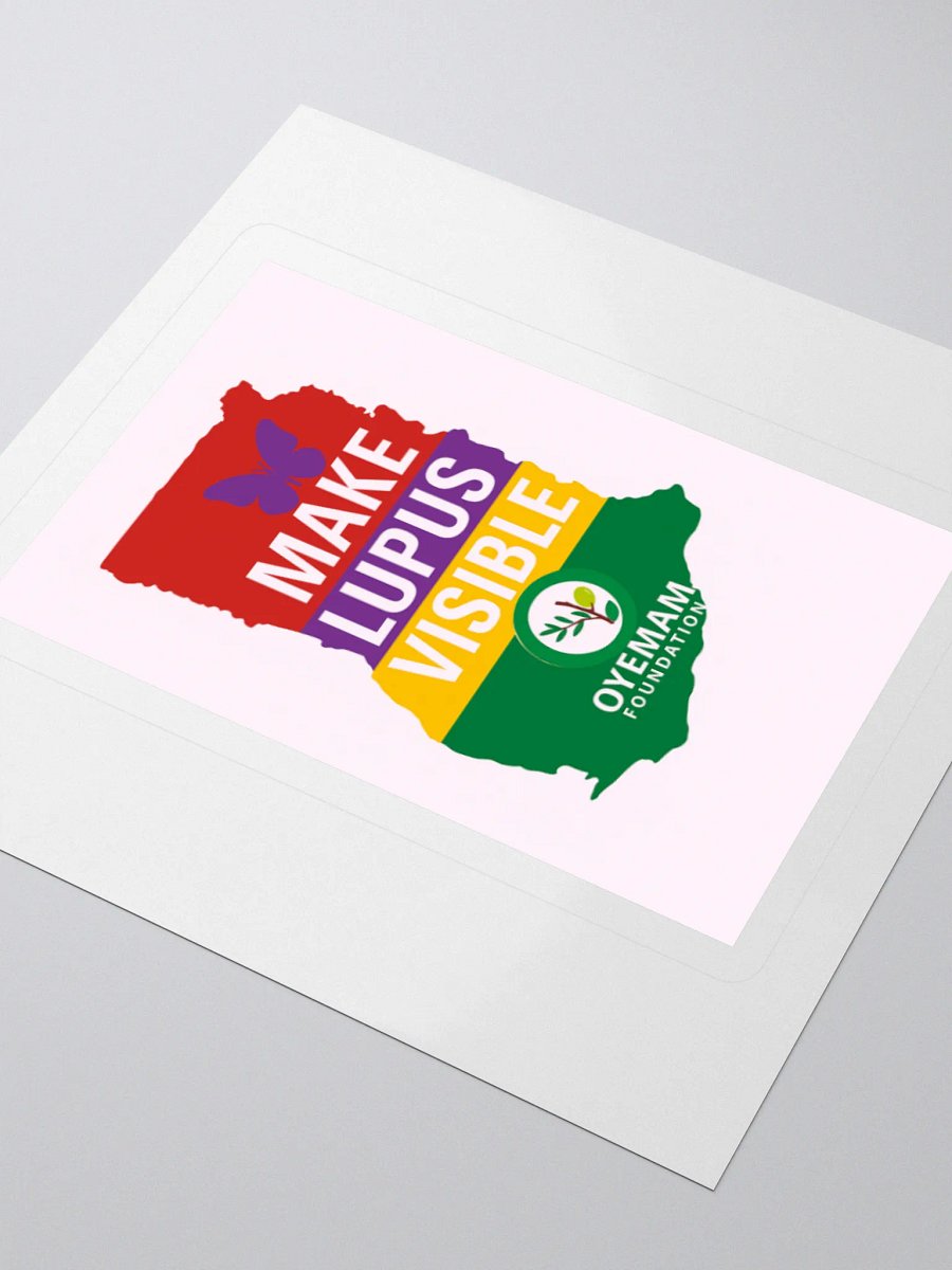 Visible Butterfly Lupus Awareness Stickers product image (8)
