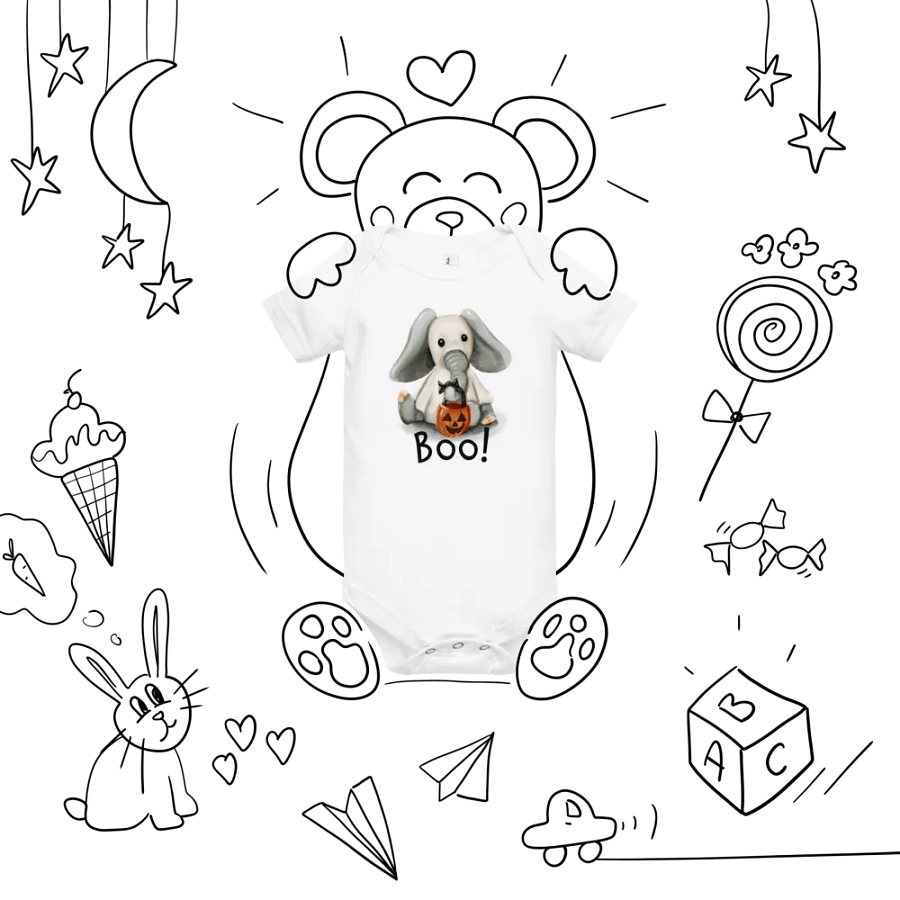 Candy Safari: Elephant Onesie product image (8)