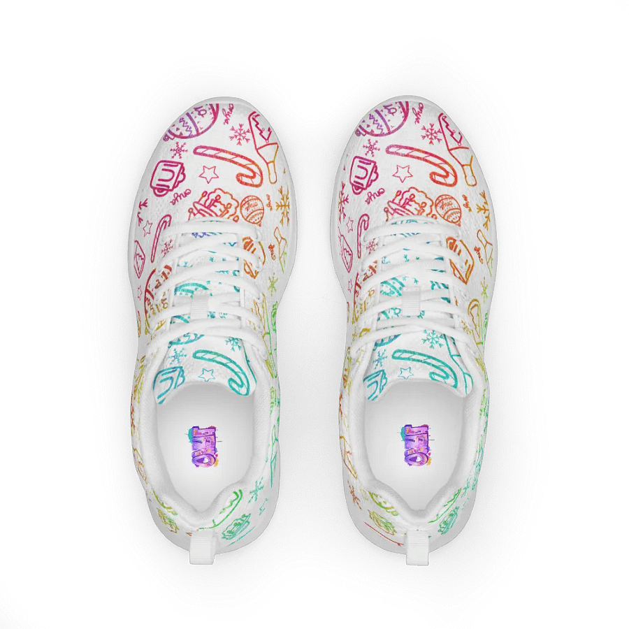 Limited Edition Christmas Rainbow Womens Athletic Shoes product image (3)