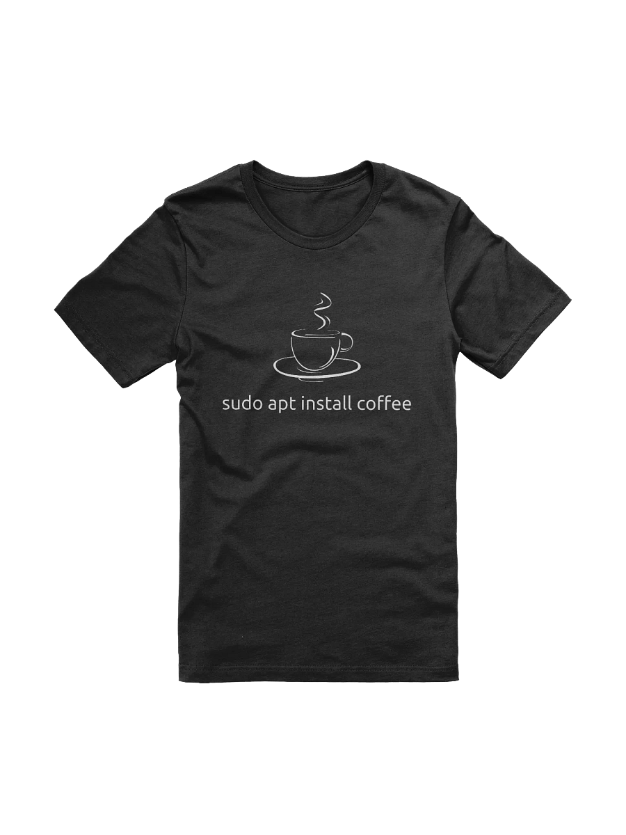 apt install coffee T-Shirt product image (1)