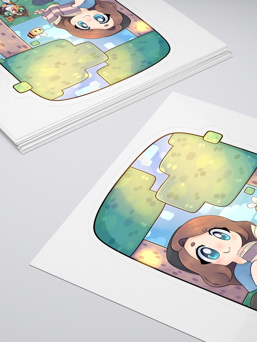 Cozy with MandaLin vinyl sticker product image (4)