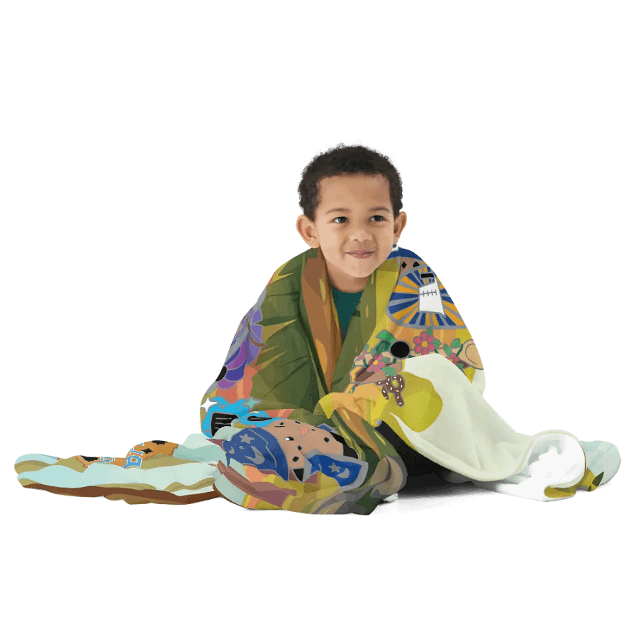 Cookie Adventurers Throw Blanket (60