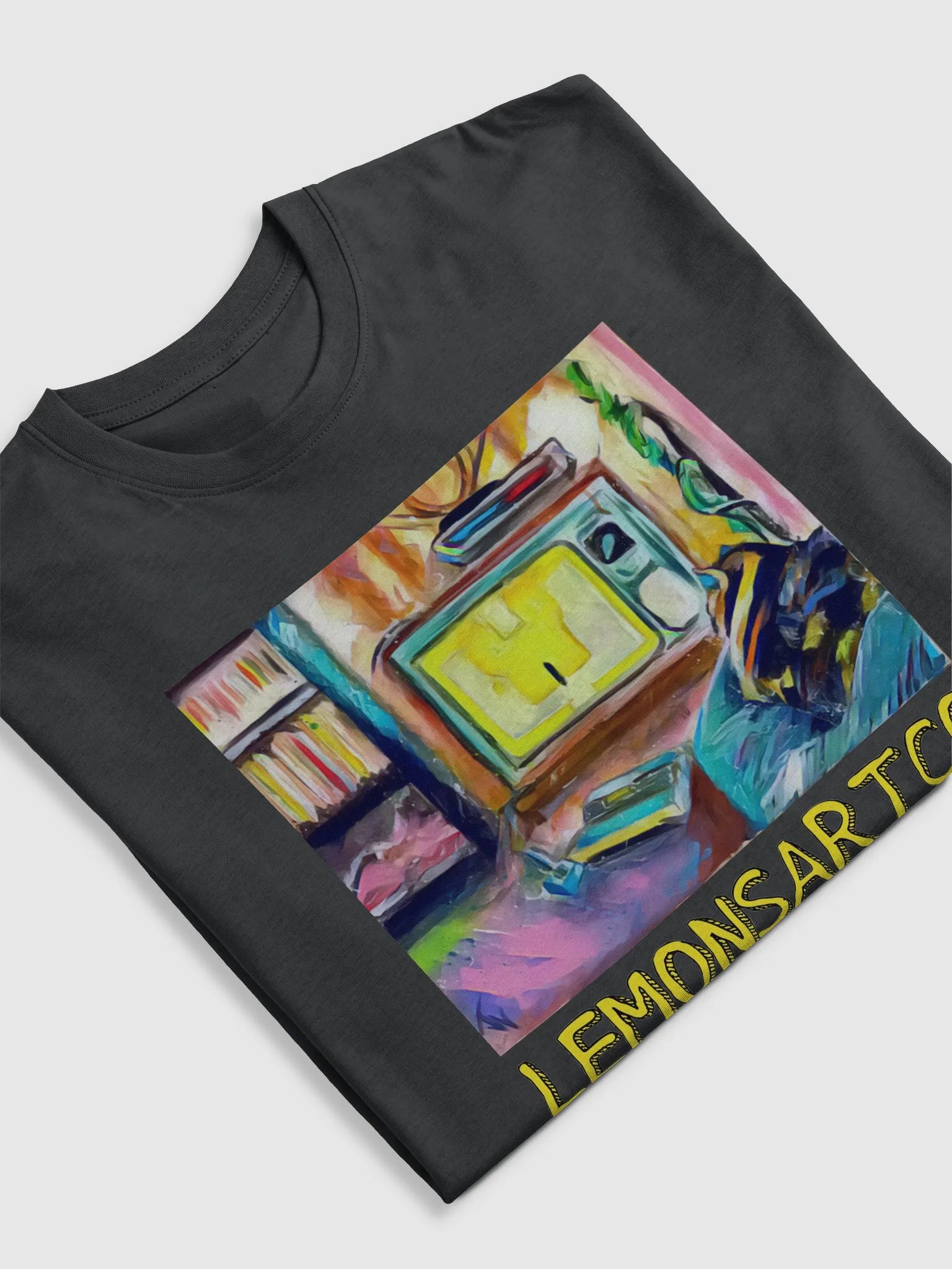 Gamer Cat 80's Vibes Tee product image (33)