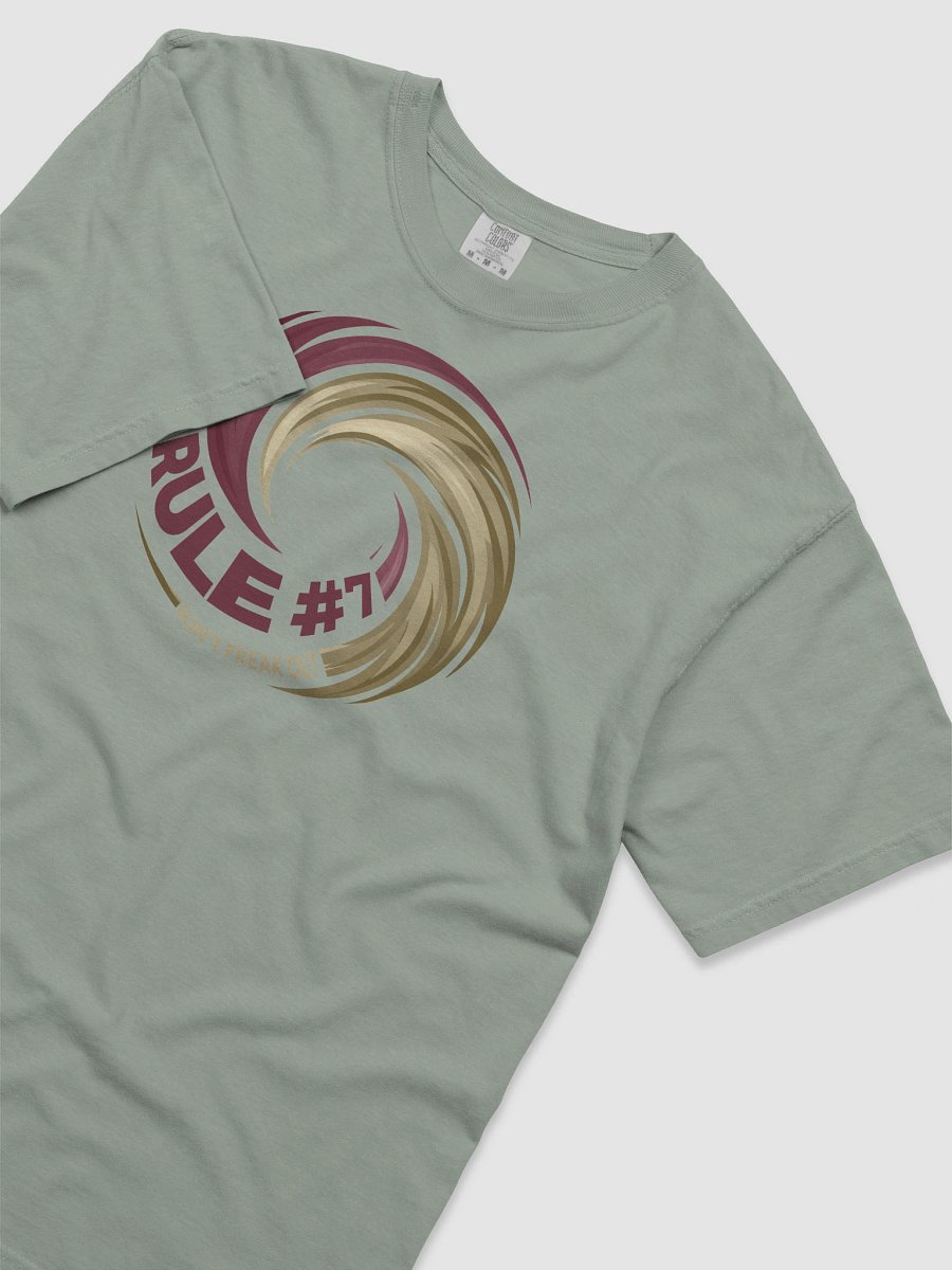 Rule #7 Men's Comfort Tee Garnet and Gold product image (42)