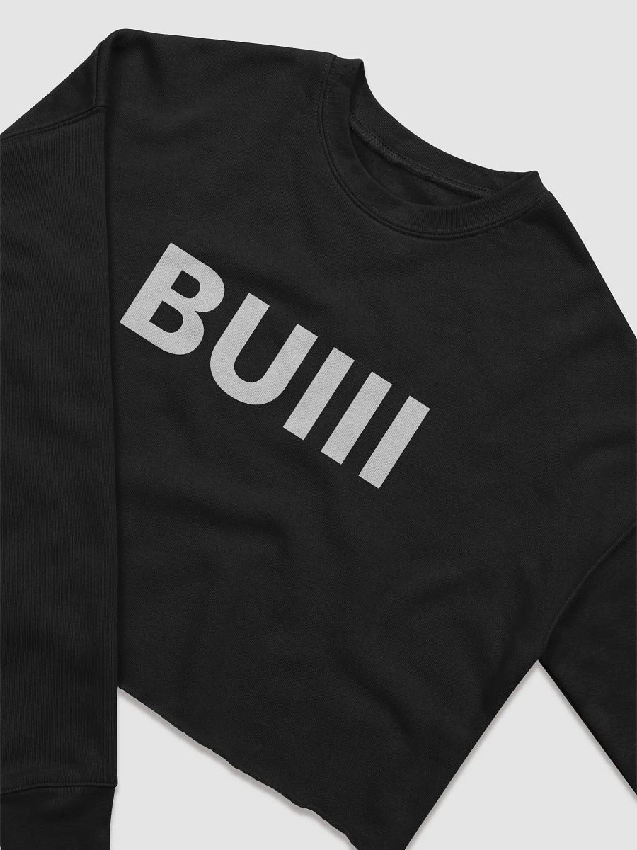 BUIII Originals Logo Women's Fleece Crop Sweatshirt product image (2)