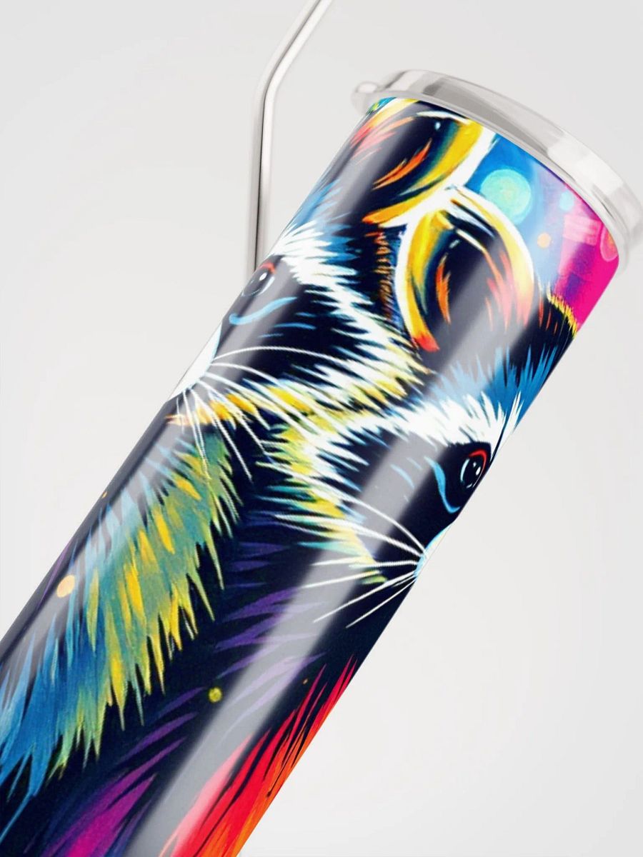 Whimsical Raccoon Stainless Steel Tumbler product image (4)