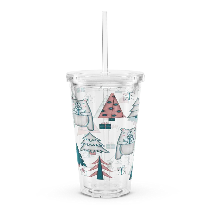 Festive Bears Christmas Acrylic Tumbler product image (1)