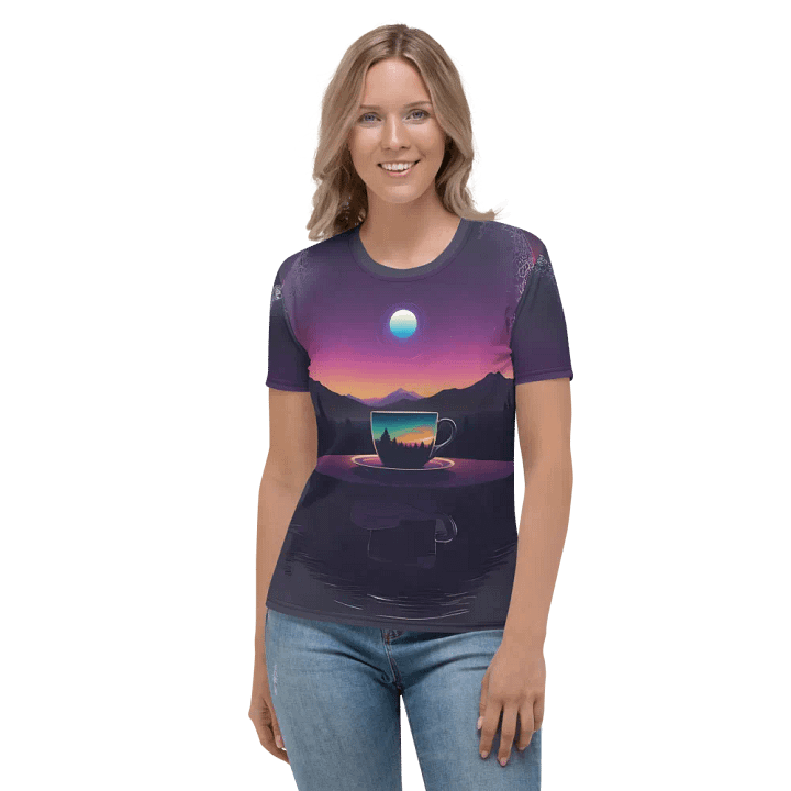 Coffee Sunset All Over Print T-shirt product image (2)