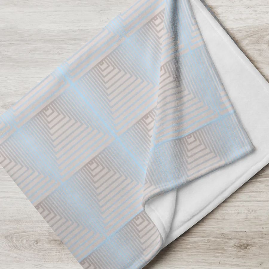 Modern Geometric Harmony Throw Description: product image (7)