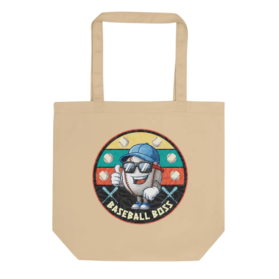 Baseball Boss Eco-Friendly Tote Bag product image (1)