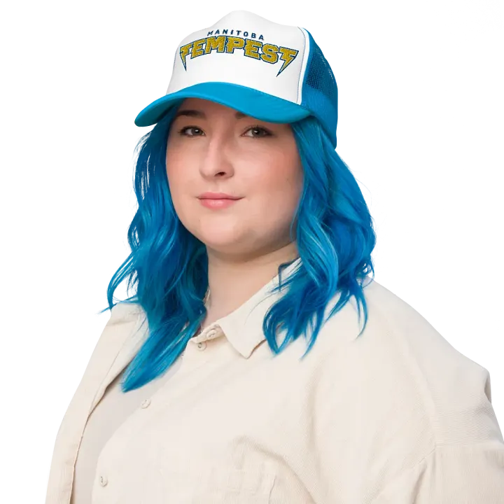 Tempest Dodgeball Club Foam Trucker Hat (Golden) product image (1)