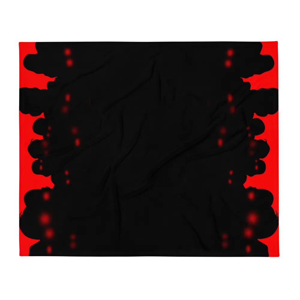 Crimson Mirage Throw Blanket product image (2)