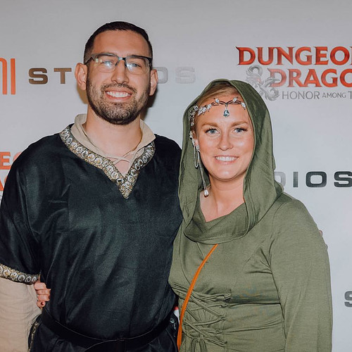 Fun #dndmovie premiere party! Hosted by @onistudiosgg had a ton of fun and got to meet some really dope people!