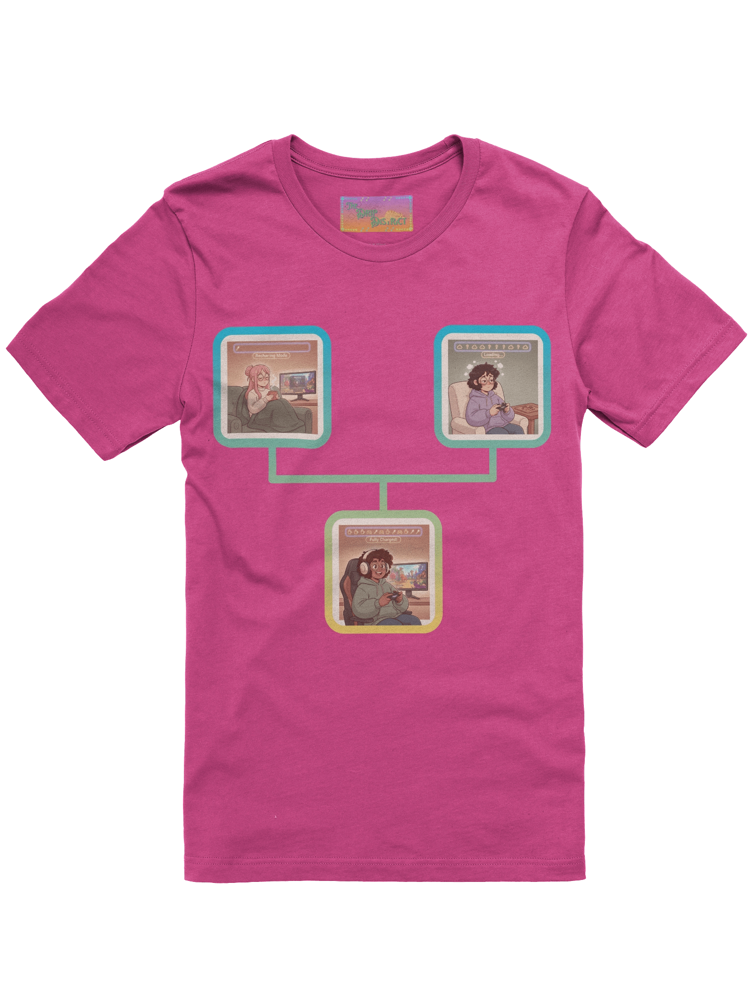 Character Status Today Shirt | Mood T-Shirt for Neurodivergents product image (2)