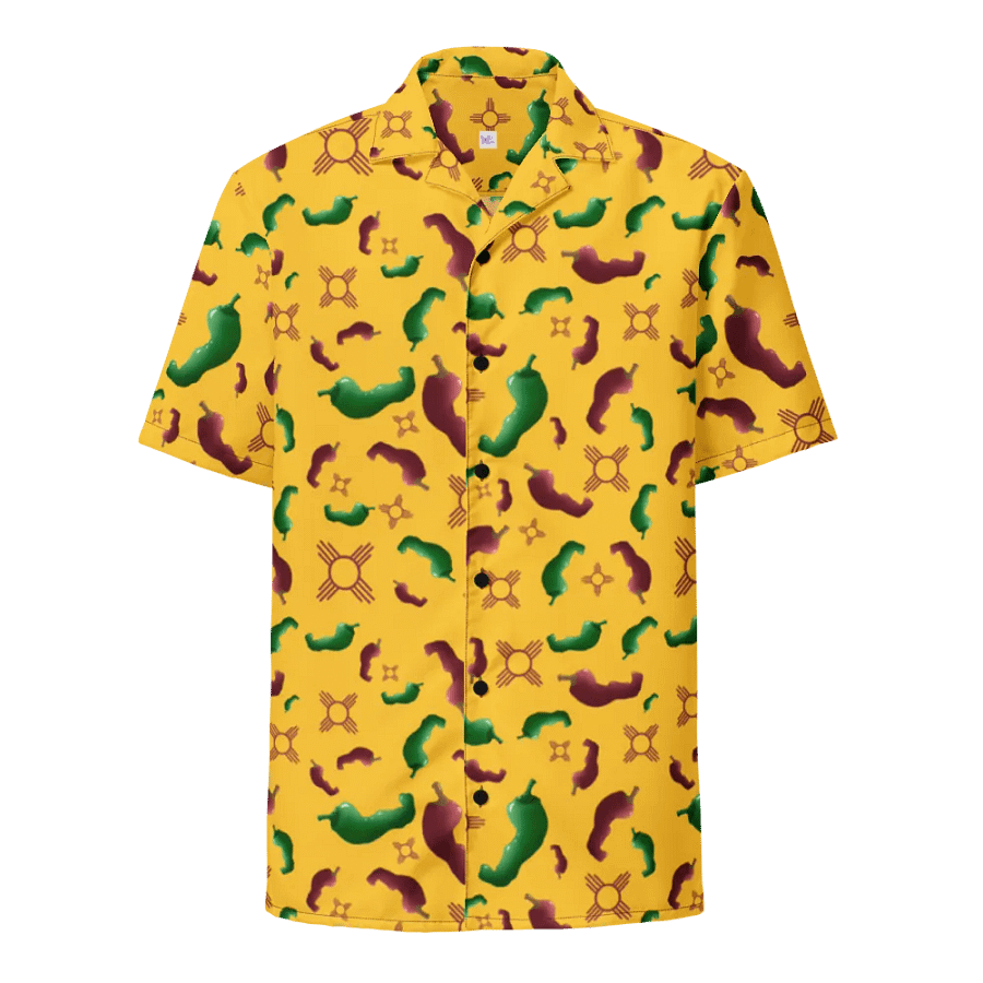 New Mexico Red & Green chile Zia Hawaiian Shirt product image (4)