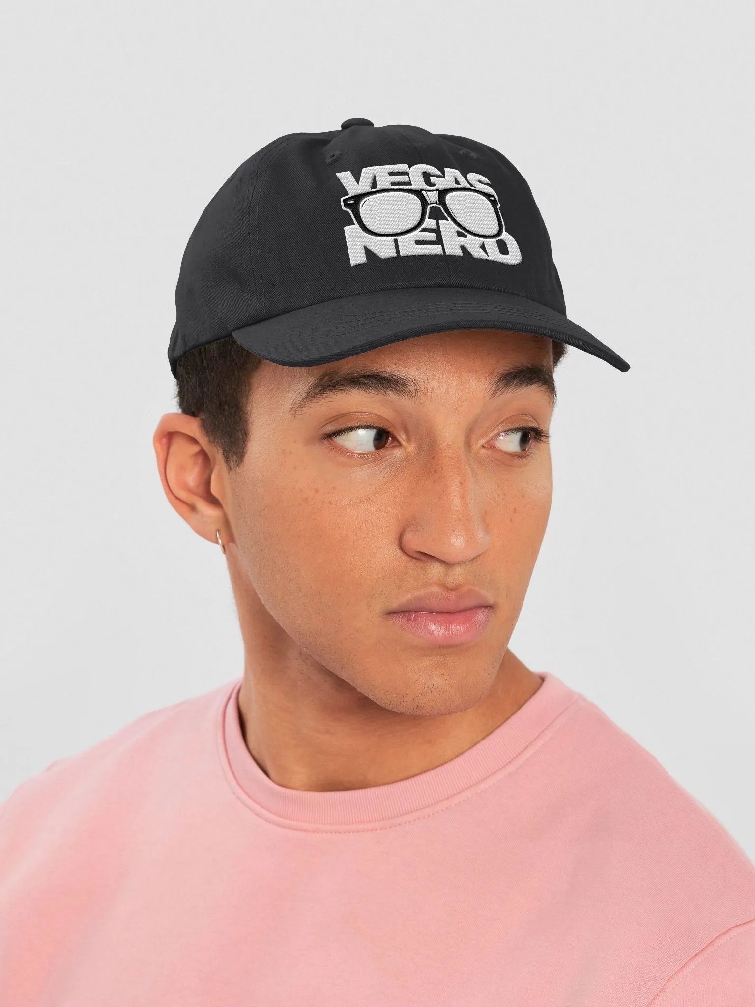 VEGAS NERD Embroidered Classic DAD HAT product image (3)