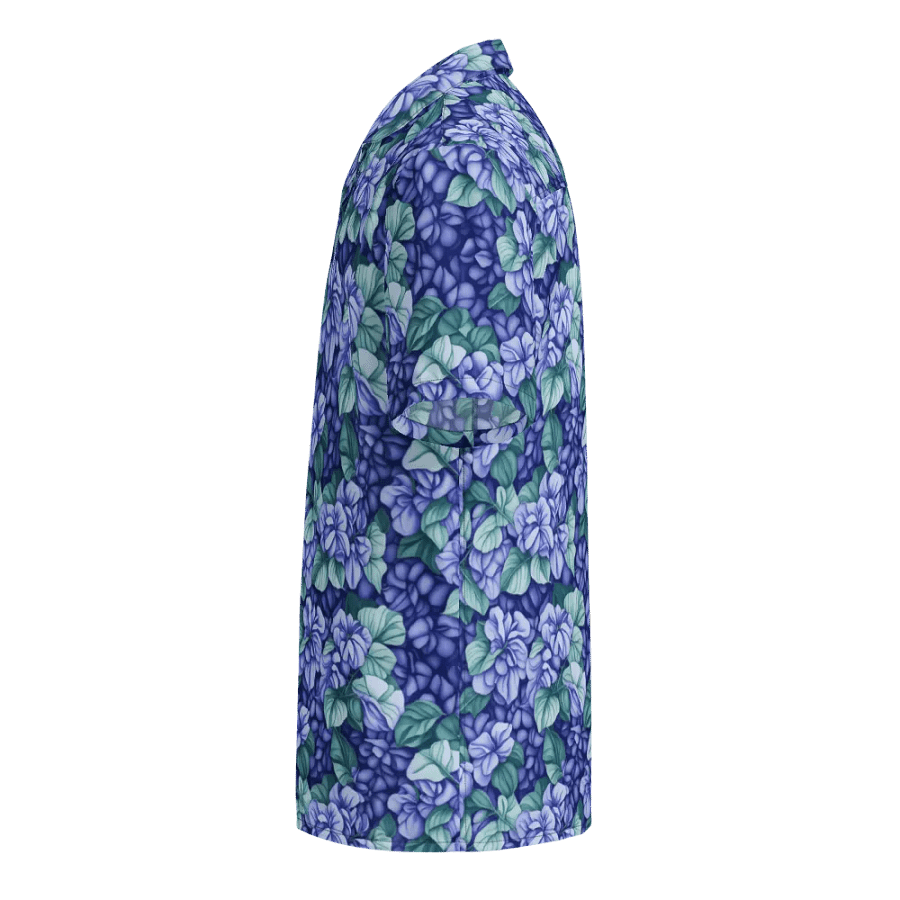 Floral Pattern Hydrangea Flowers Hawaiian Shirt product image (3)