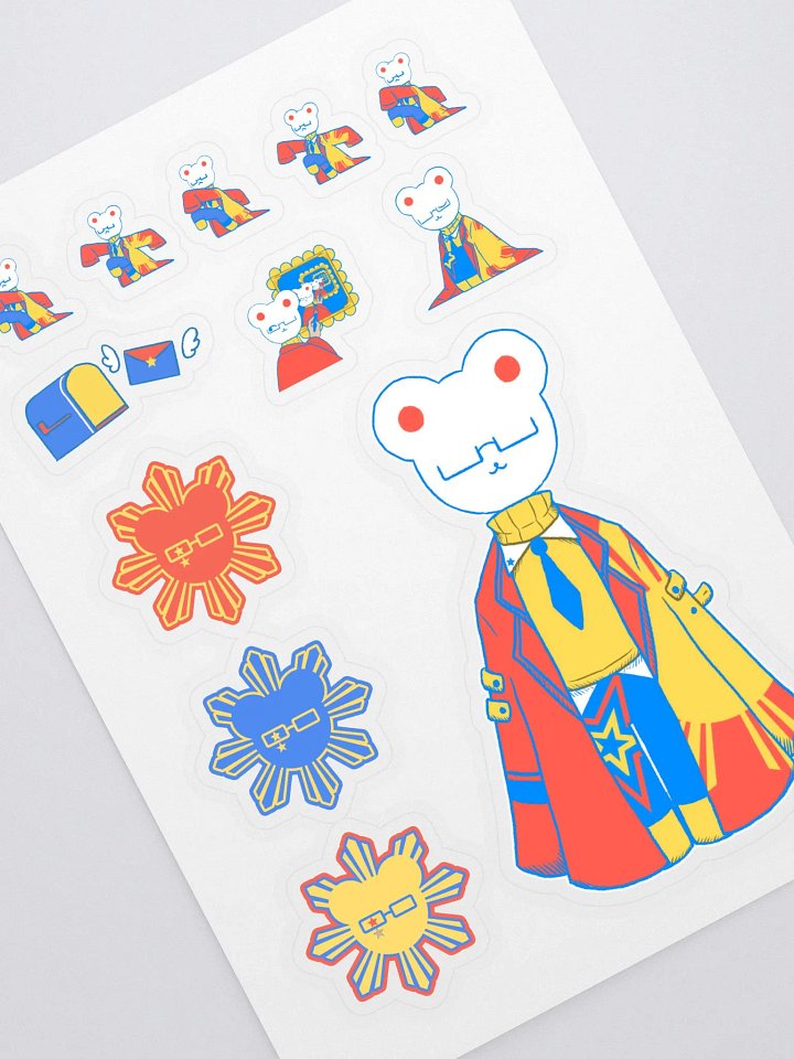 Pinoy Bear Sticker Sheet product image (1)