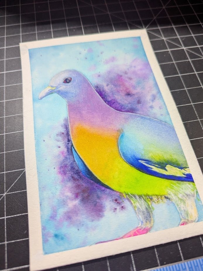 Original Art - Herbert the Sherbet Pigeon product image (2)