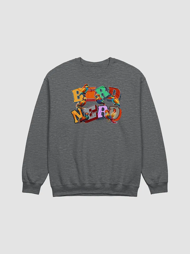Bird Nerd Avian Typography Delight Sweatshirt product image (3)