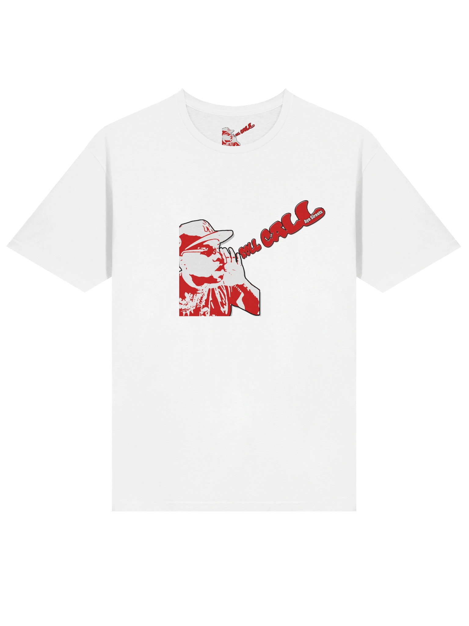 Roll Call White & Red T-Shirt product image (3)
