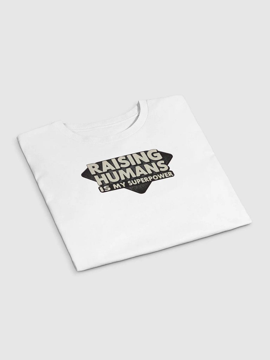 Mom Power | "Raising Humans is My Superpower" Women's Premium Crop Top product image (3)