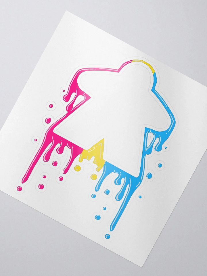 Drippy Pan Pride Meeple Sticker product image (1)