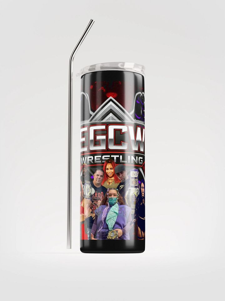 EGCW Wrestling 2025 Steel Tumbler product image (1)