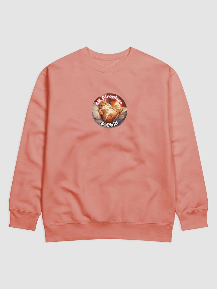 Cozy Cat - 4K Fireplace & Chill | Sweatshirt product image (13)