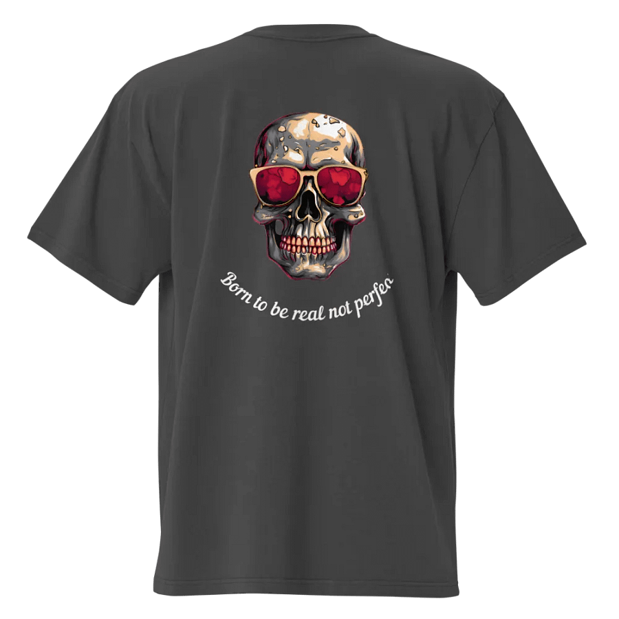 Reflective Skull Oversized Tee product image (1)