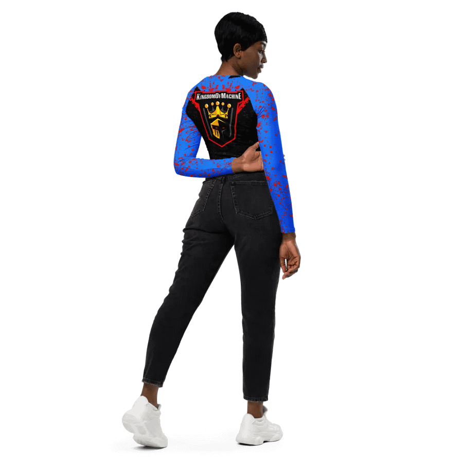 E-sport Long Sleeve allover crop top product image (11)