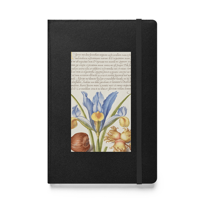 Iris Blooms. Hardcover Notebook product image (1)
