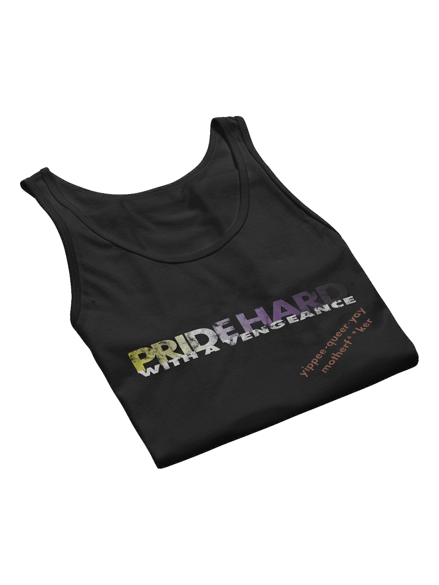 Non-binary "Pride Hard" Tank Top product image (7)