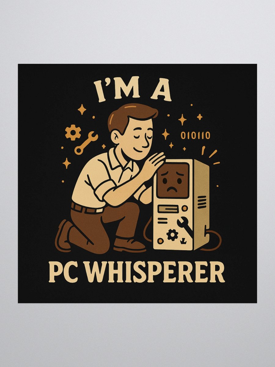 I'M A PC WHISPERER - STICKER product image (1)