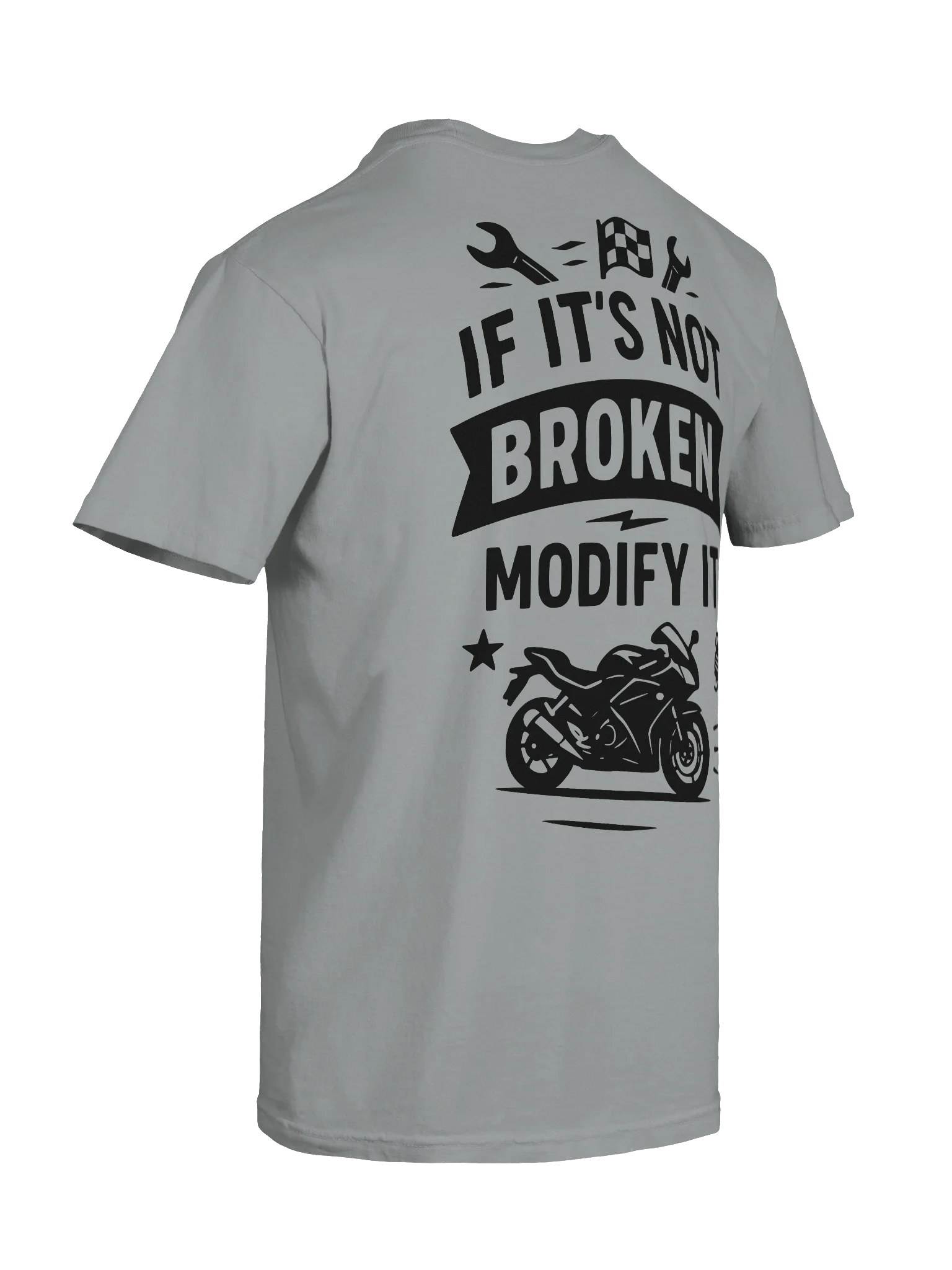 If Its Not Broken, Grey T-Shirt product image (10)