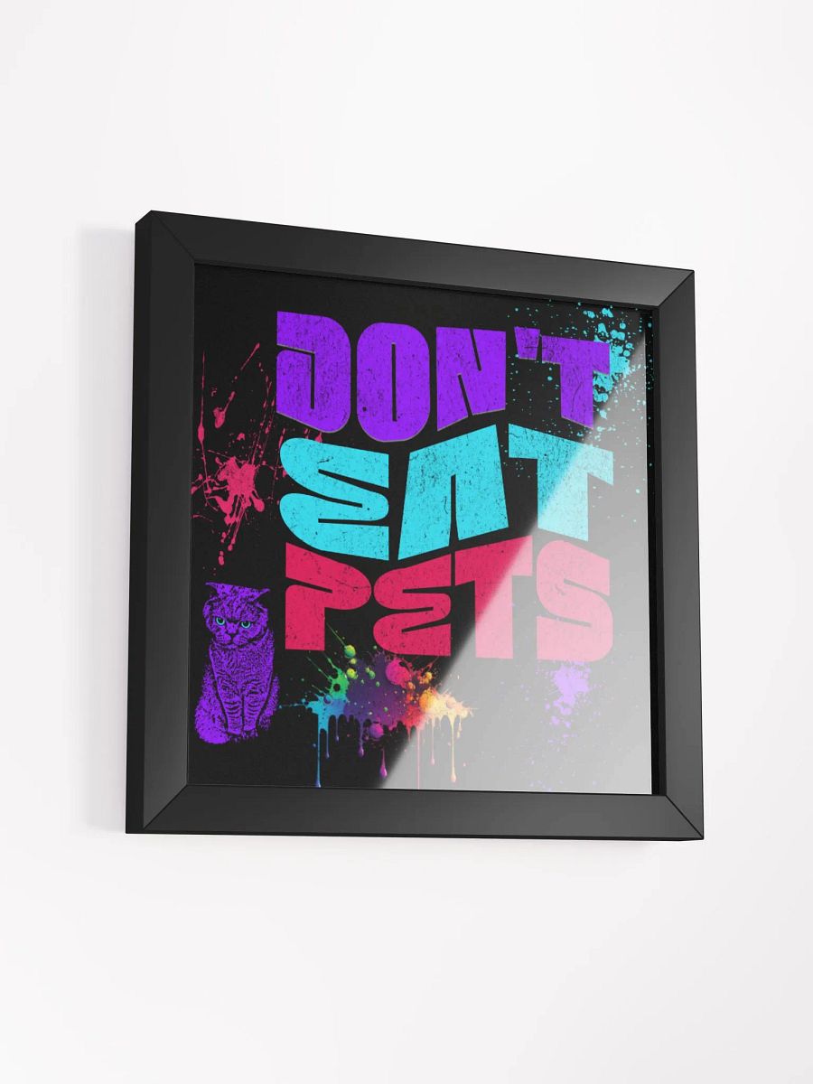 Don't eat pets, graffiti style print. (sarcastic, guys) product image (14)