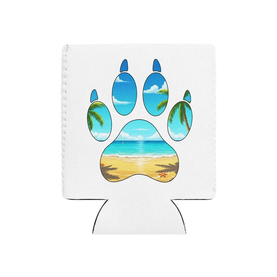 Beach Adventure White Koozie product image (2)