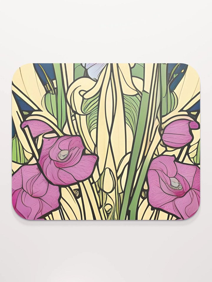 Flowers in Art Nouveau Style onMouse Pad product image (2)