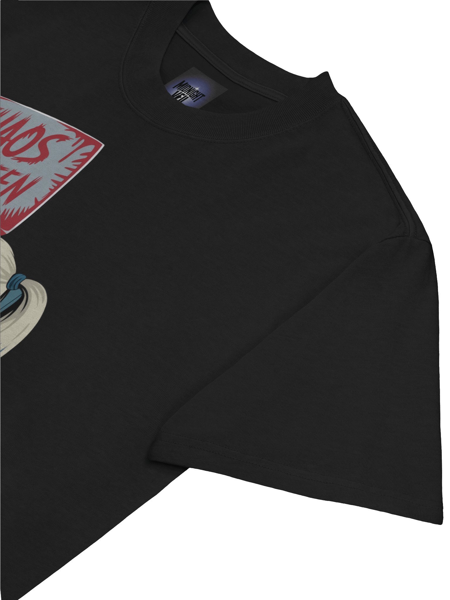 Harley Quinn 'Chaos is Queen' Protest Mallet Oversized Faded T-Shirt product image (7)