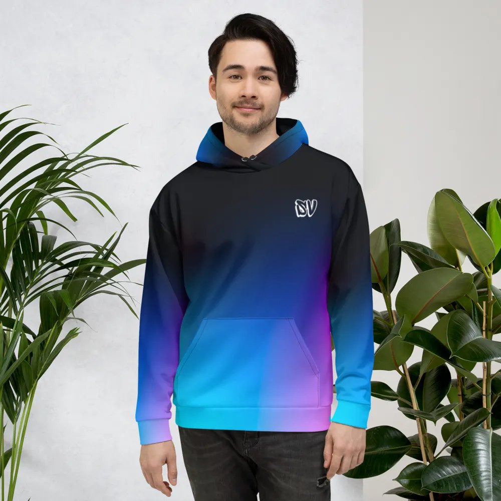 INFINTY X ZERO = ZEROE NEON COLOR FADE STYLE CG_OCE HOODIE product image (4)