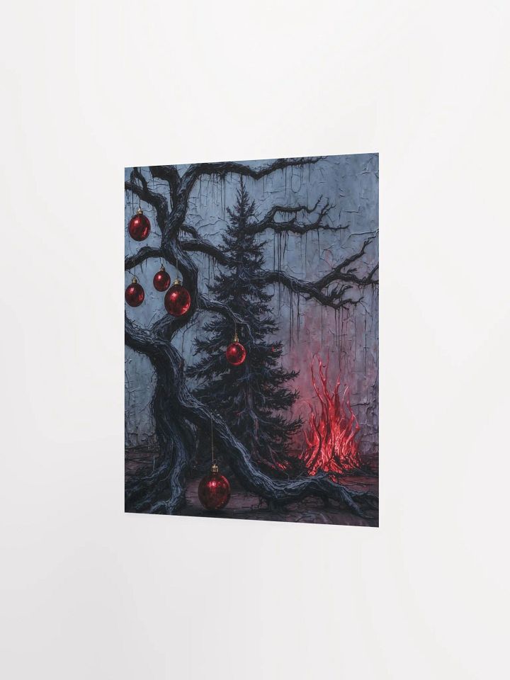 Black Christmas Tree Poster product image (11)