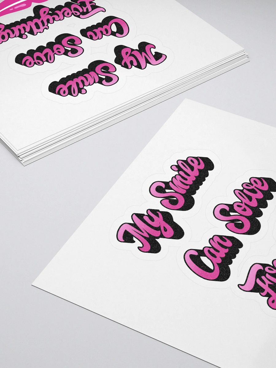 My Smile Can Solve Everything Sticker product image (4)