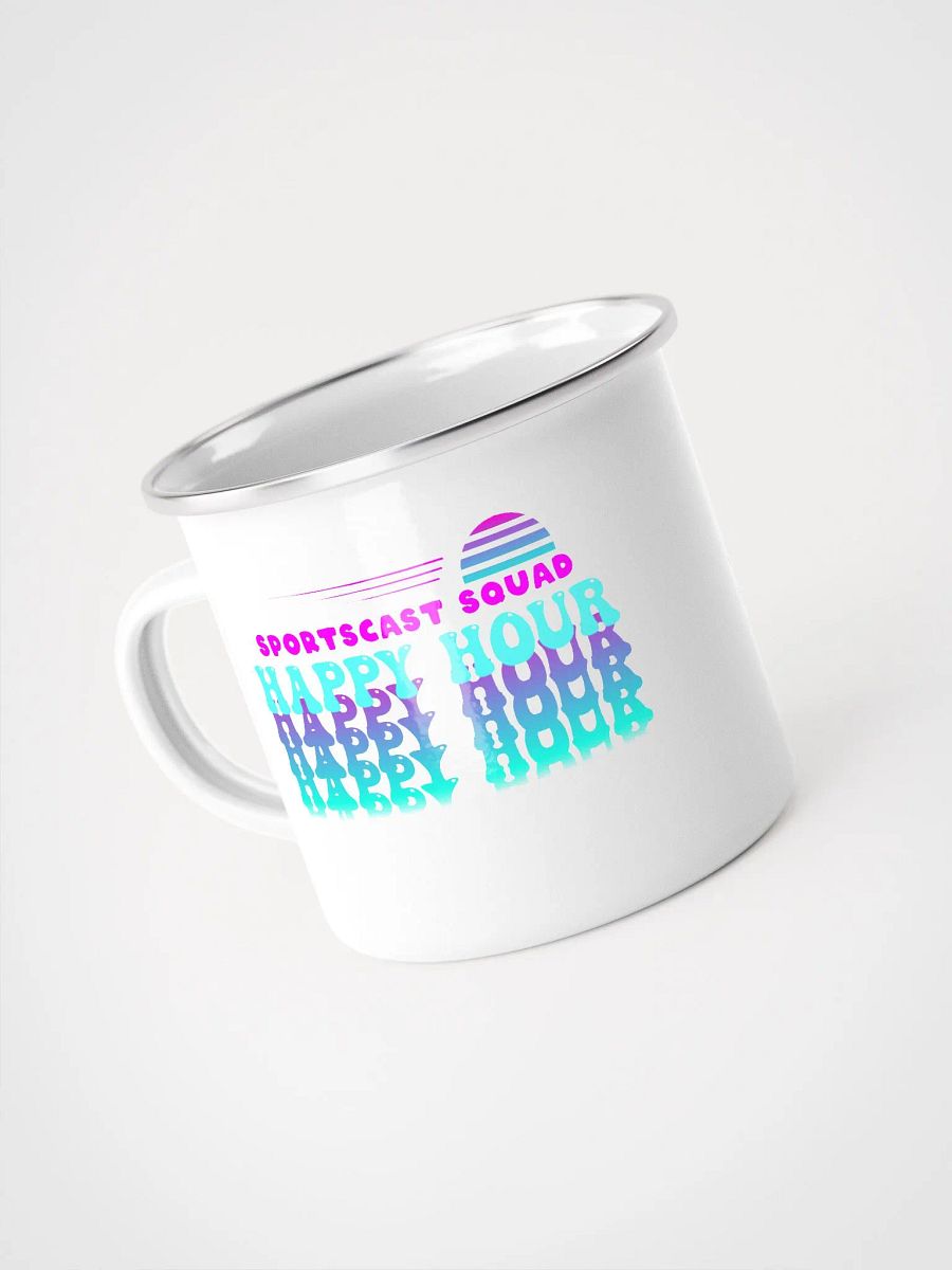 HAPPY HOUR VIBES ENAMEL MUG product image (3)