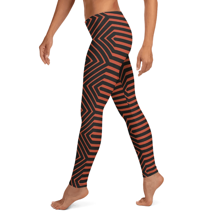 Leggings – Red and Black Seamless Modern Stylish Texture for a Bold & Trendy Look product image (10)