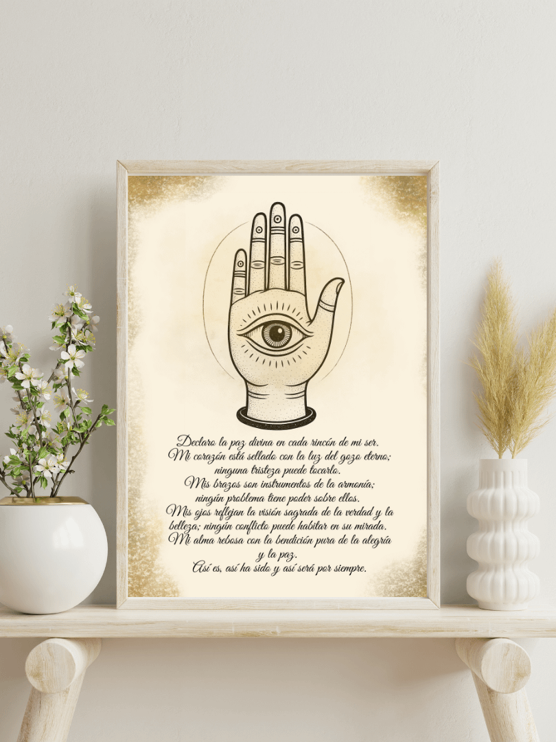 La Mano Sagrada del Ojo Protector - Arte Místico para la Paz Interior y la Protección Energética product image (3)