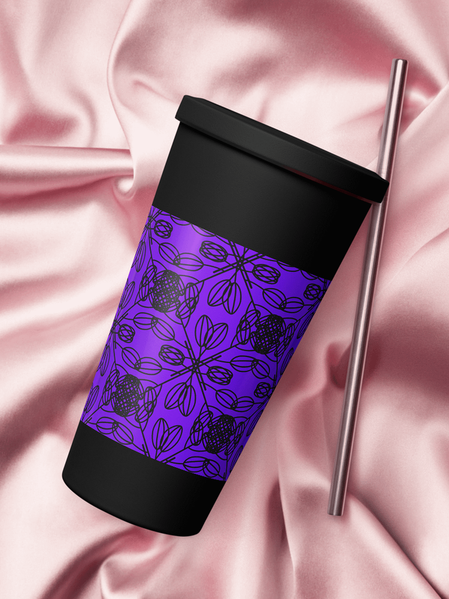 Violet & Lace Insulated Tumbler product image (1)